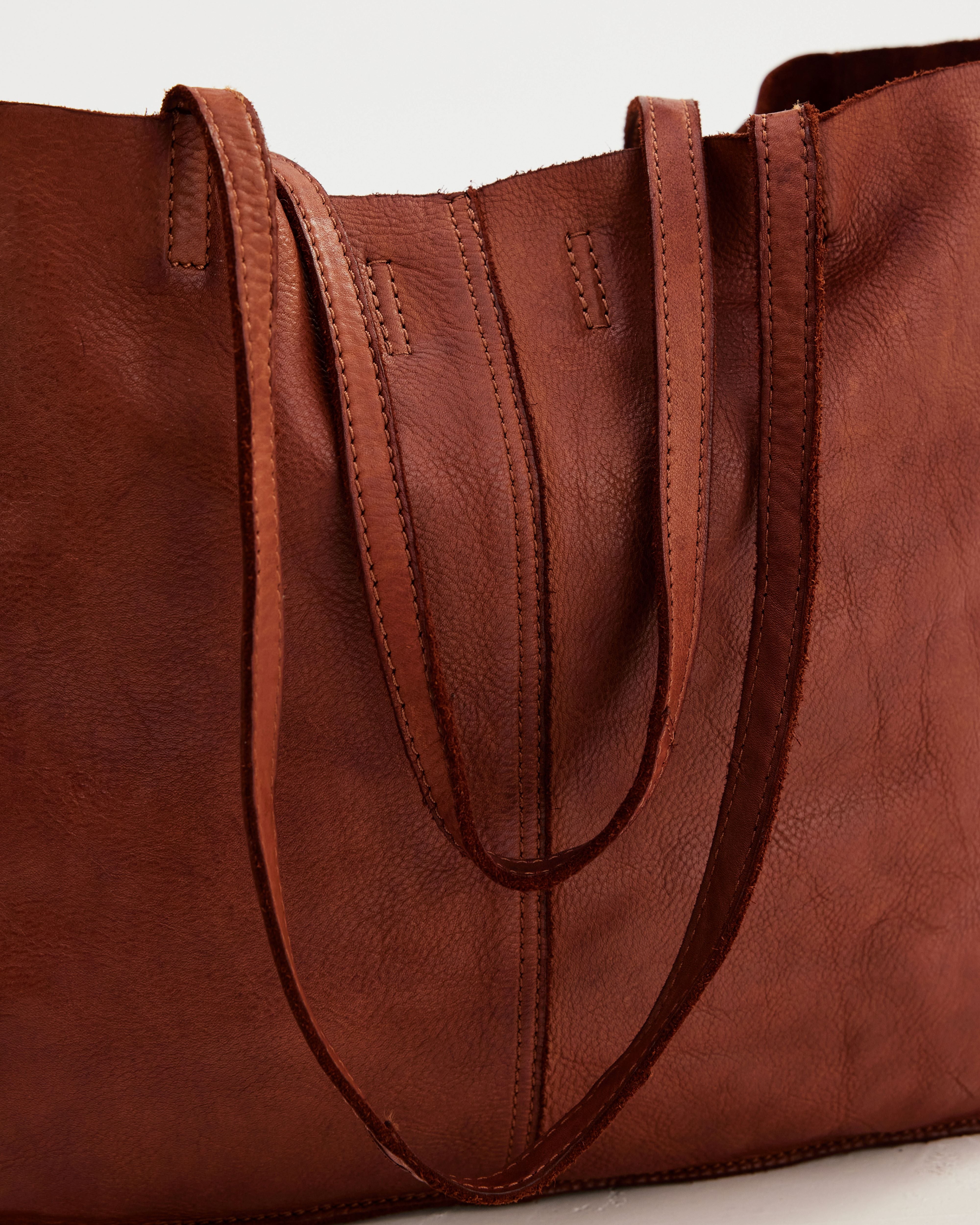 Baby Unlined Tote Cognac