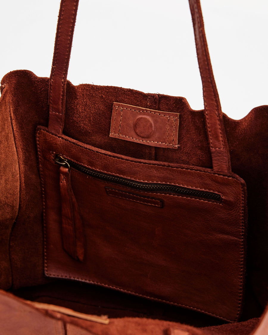 Baby Unlined Tote Cognac