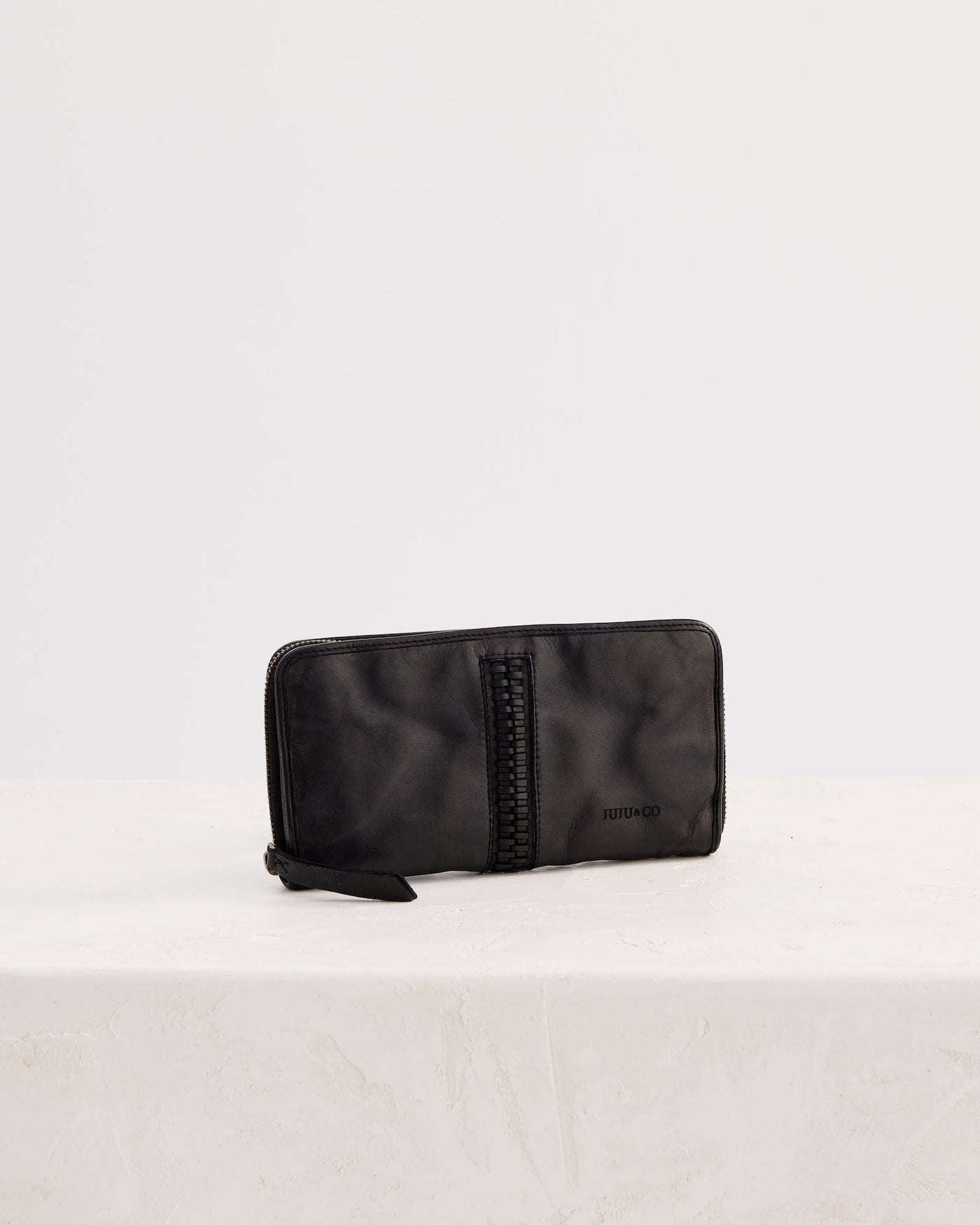 Braid Wallet Black