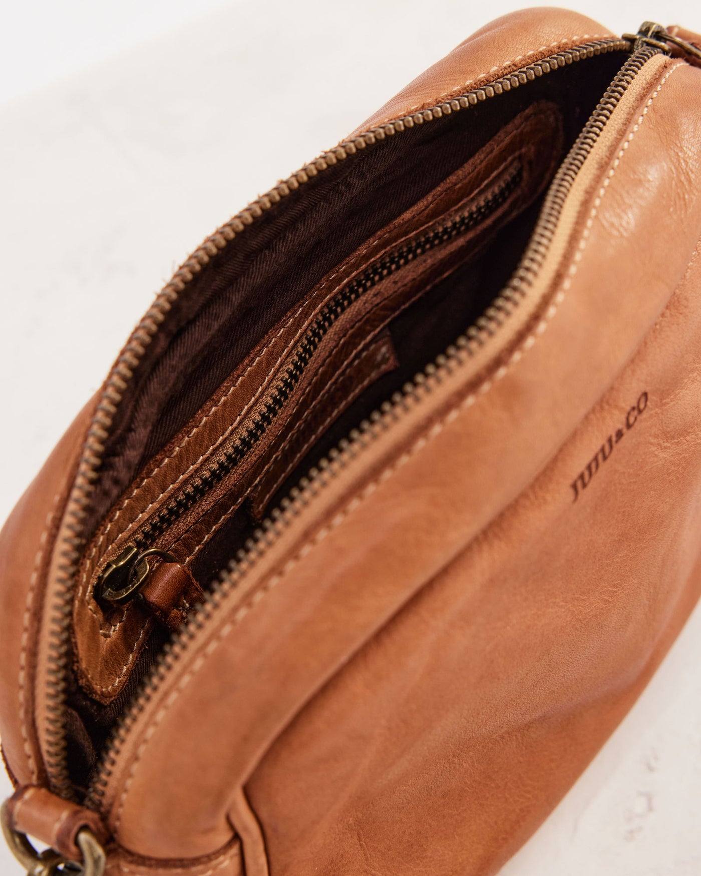 Camera Crossbody Tan