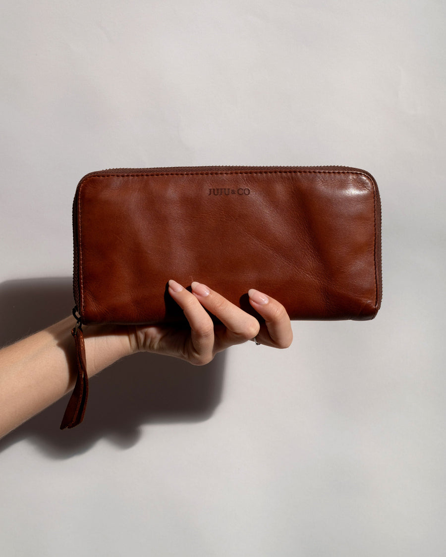 Slim Wallet Cognac