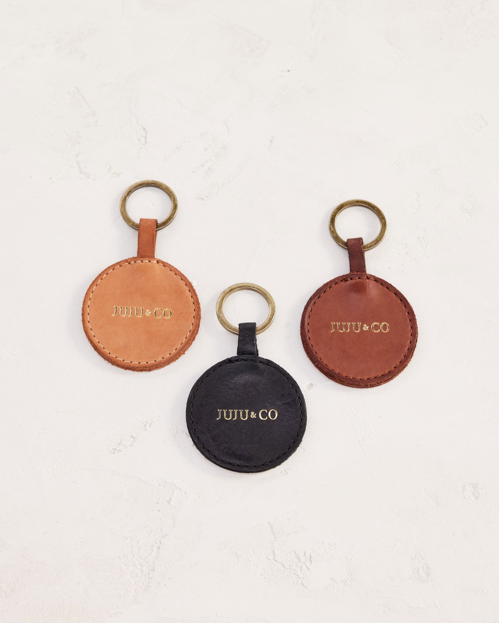 Orb Keyring Cognac