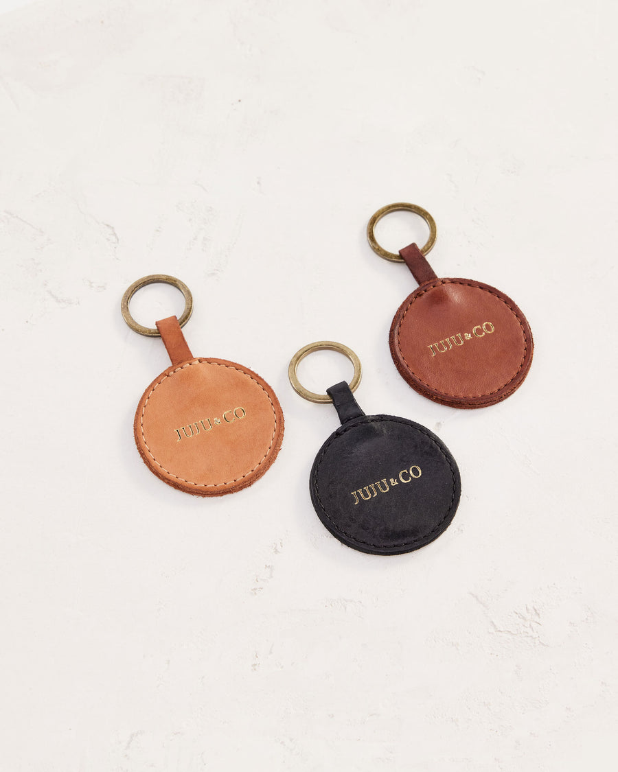 Orb Keyring Cognac