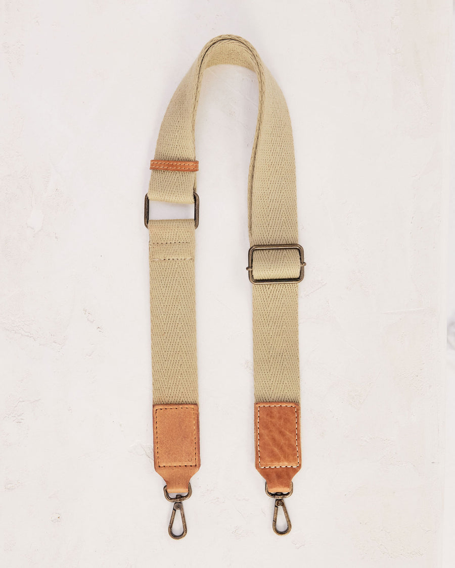 Plain Webbing Strap Tan