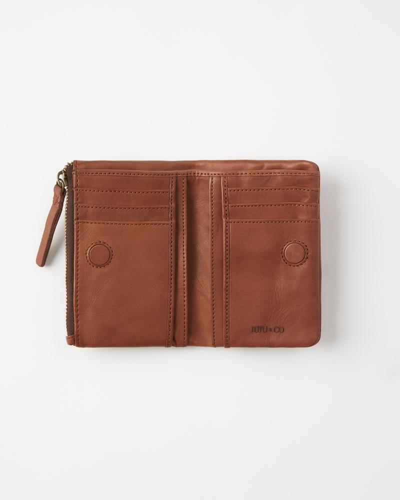 Small Capri Wallet Cognac