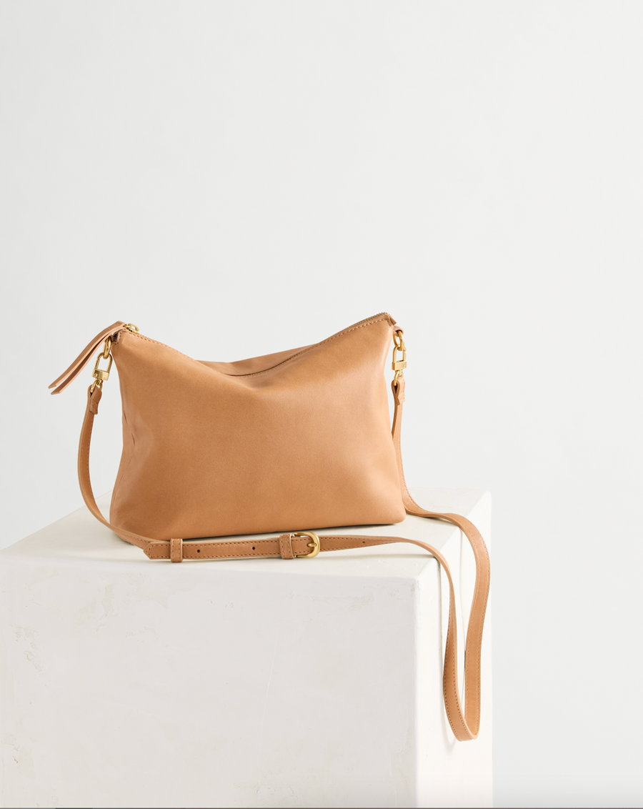 Augusta Crossbody Tan