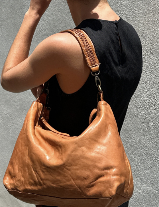 Signature Slouchy Bag Tan