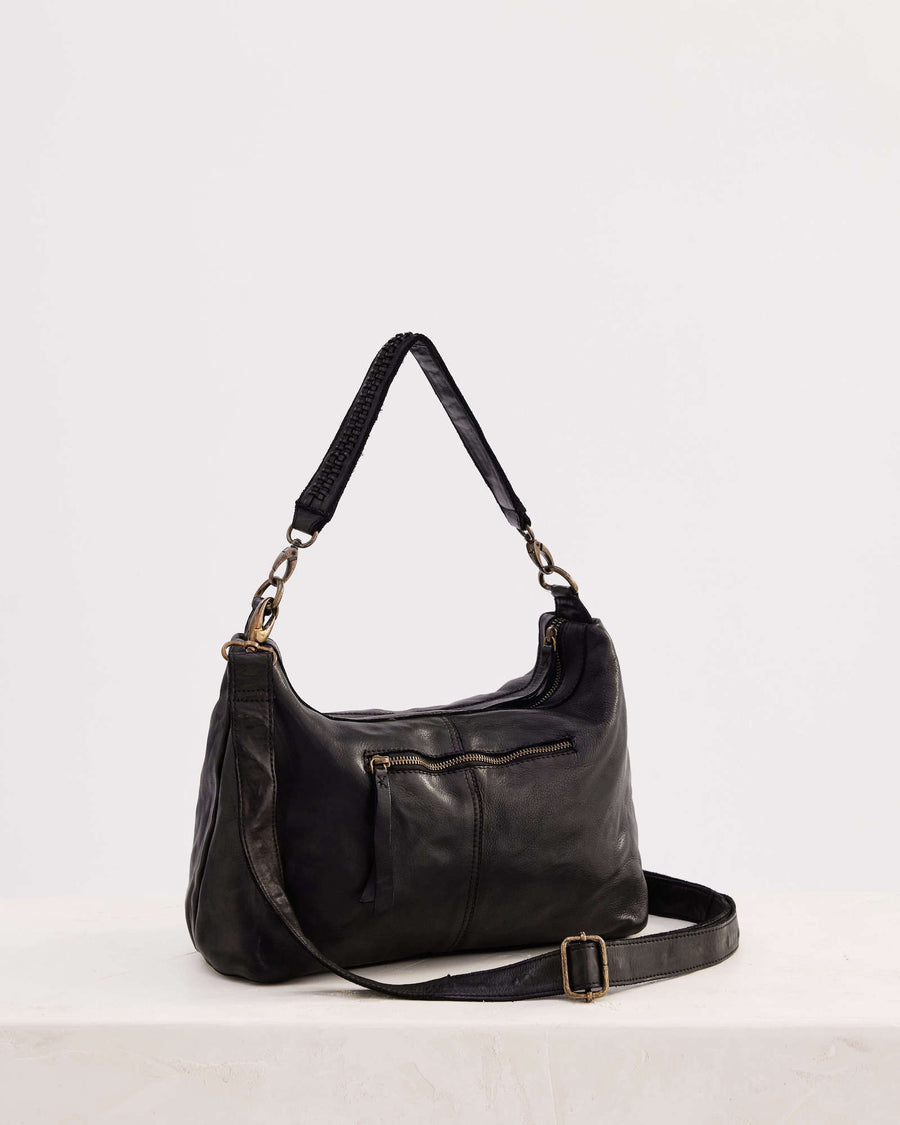 Signature Slouchy Bag Black