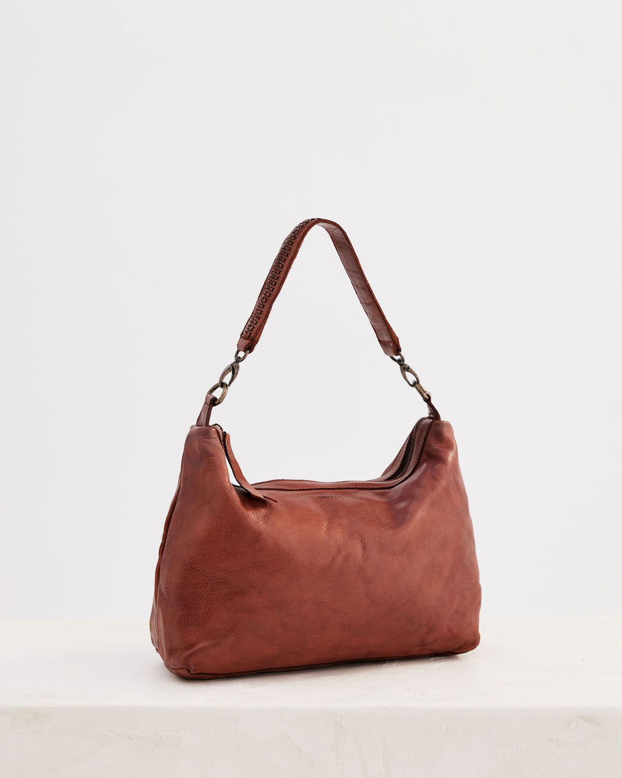 Signature Slouchy Bag Cognac