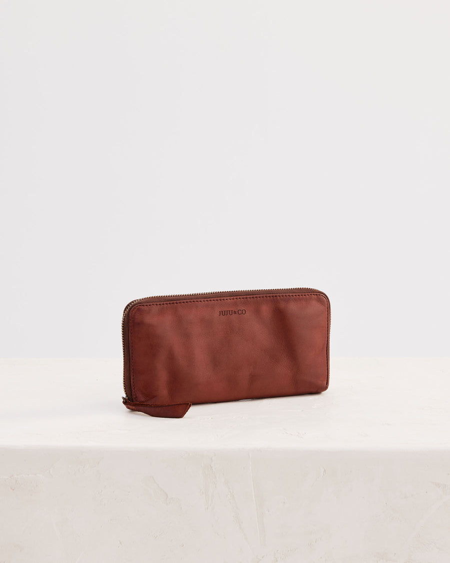 Slim Wallet Cognac