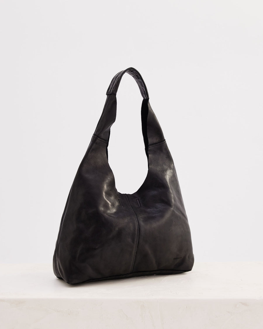 Unlined Slouchy Black